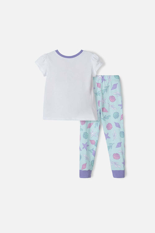 PIJAMA DE LAS PRINCESAS DISNEY MANGA CORTA MULTICOLOR PARA NIÑA 2T A 5T