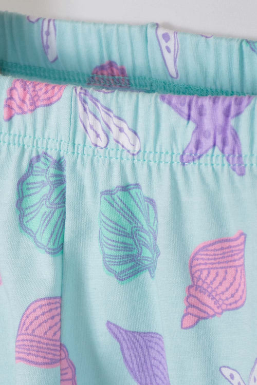 PIJAMA DE LAS PRINCESAS DISNEY MANGA CORTA MULTICOLOR PARA NIÑA 2T A 5T