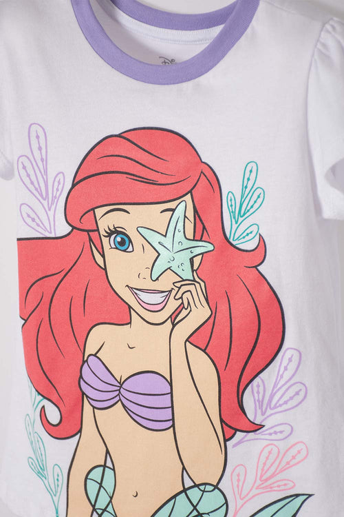 PIJAMA DE LAS PRINCESAS DISNEY MANGA CORTA MULTICOLOR PARA NIÑA 2T A 5T