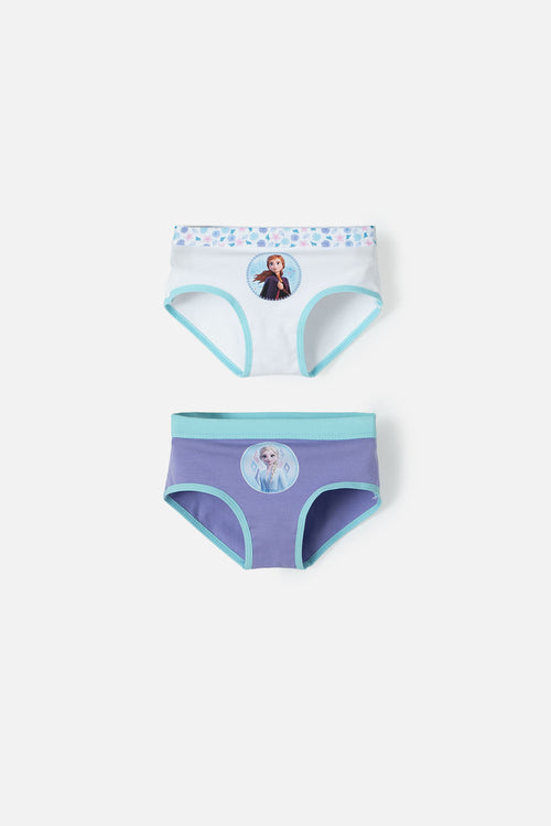 Card slide image -  PACK X2 PANTIES DE FROZEN MULTICOLOT PARA NIÑA 2T A 5T