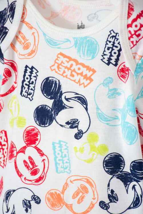 Card slide image -  PIJAMA DE MICKEY MOUSE MULTICOLOR DE PANTALÓN LARGO PARA BEBÉ NIÑO
