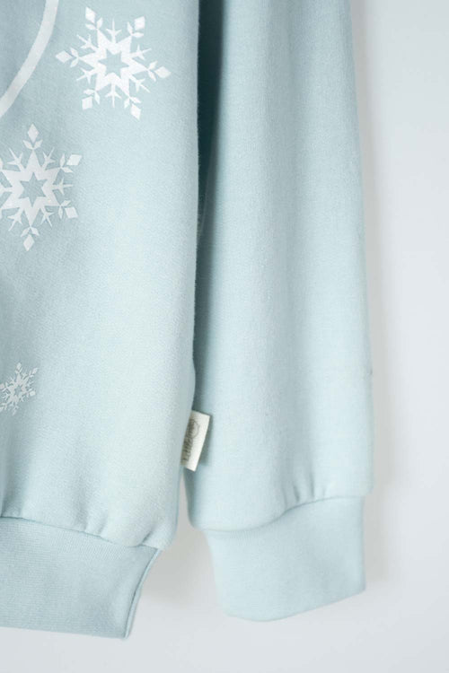 CONJUNTO DE FROZEN CON PANTALÓN LARGO VERDE PARA NIÑA 2T A 5T