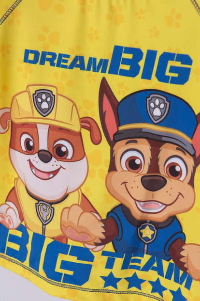 CONJUNTO DE BAÑO DE PAW PATROL MANGA LARGA PARA NIÑO 2T A 5T