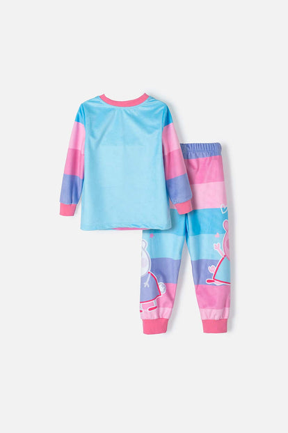 PIJAMA PEPPA PIG DE PANTALÓN MULTICOLOR PARA NIÑA 2T A 5T