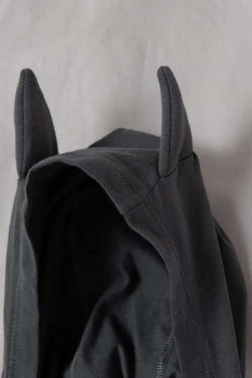 CAMISETA DE BATMAN MANGA CORTA GRIS PARA NIÑO 2T A 5T