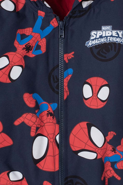 CHAQUETA SPIDEY AND HIS AMAZING FRIENDS ROJA Y AZUL PARA NIÑO 2T A 5T