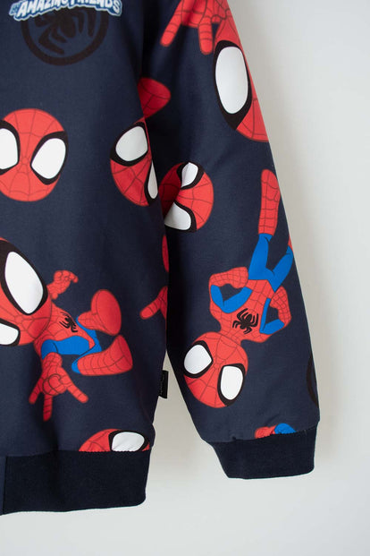 CHAQUETA SPIDEY AND HIS AMAZING FRIENDS ROJA Y AZUL PARA NIÑO 2T A 5T