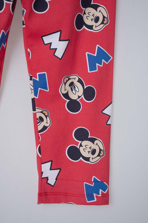 Card slide image -  PIJAMA DE MICKEY MOUSE CON PANTALÓN LARGO MULTICOLOR PARA NIÑO 2T A 5T