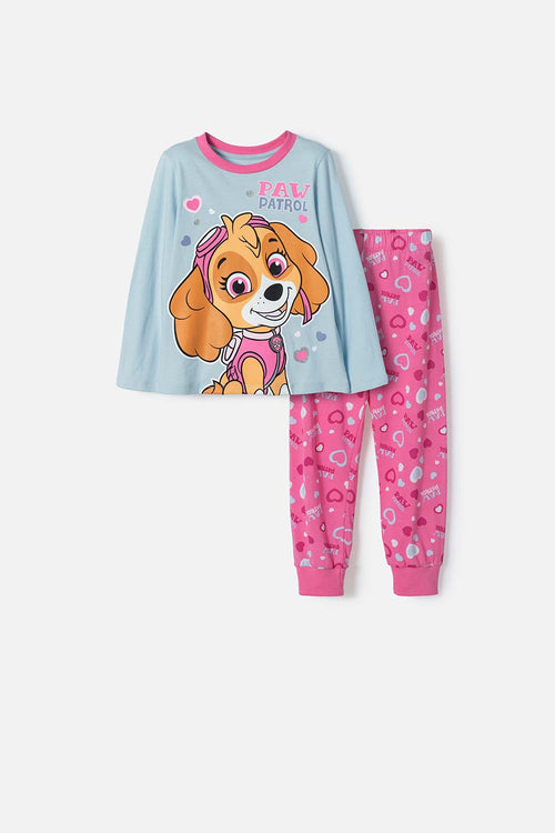 PIJAMA DE PAW PATROL MANGA LARGA MULTICOLOR PARA NIÑA 2T A 5T