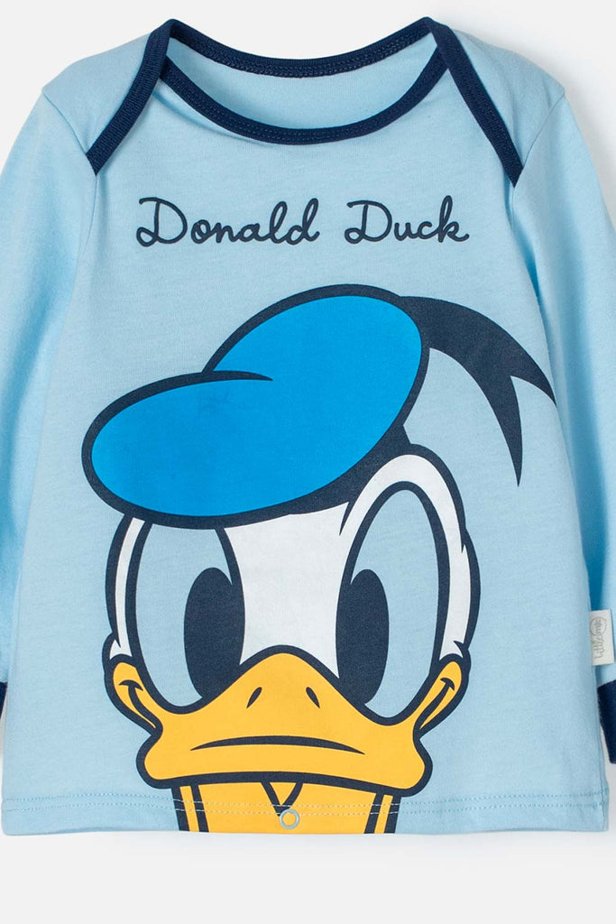 Disney Pijama Donald PIJAMA PATO DONALD CON PANTALÓN LARGO AZUL - Main Image