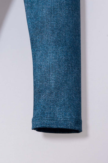 CONJUNTO DE STITCH CON CAMISETA BLANCO Y AZUL PARA NIÑA 2T A 5T