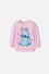 BUZO DE STITCH ROSADO CLARO CERRADO PARA NIÑA 2T A 5T