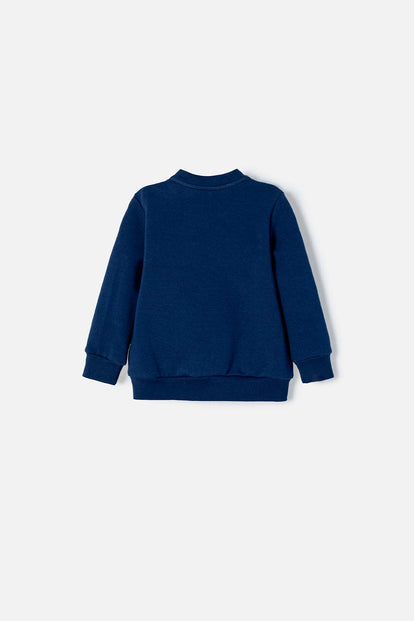 BUZO HELLO KITTY CERRADO AZUL PARA BEBÉ NIÑA