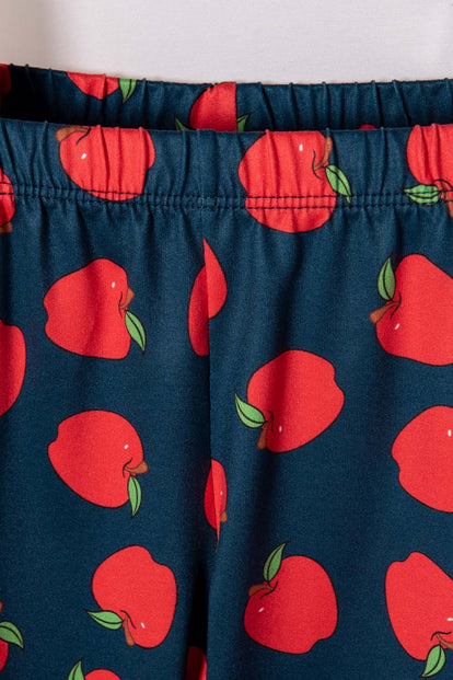 PIJAMA DE BLANCANIEVES BLANCA Y AZUL DE PANTALÓN LARGO PARA NIÑA 2T A 5T