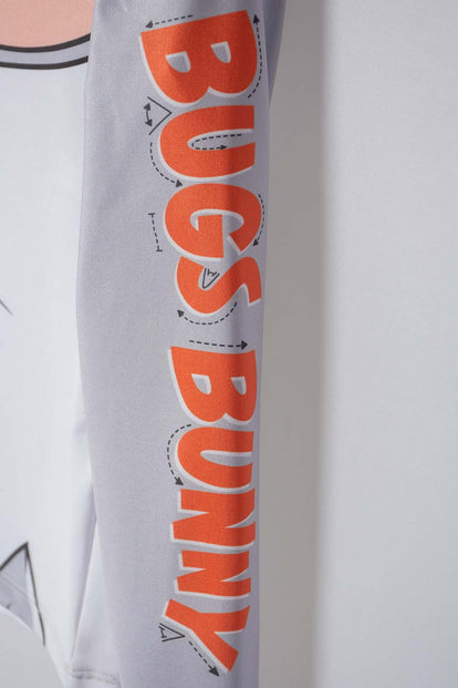 CONJUNTO DE BAÑO LOONEY TUNES NARANJA, GRIS Y BLANCO PARA NIÑO 2T A 5T