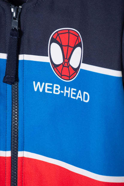 CHAQUETA DE SPIDER-MAN CON CIERRE MULTICOLOR PARA NIÑO 2T A 6T