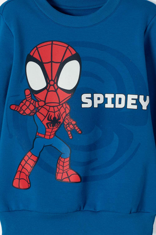 Card slide image -  BUZO DE SPIDER-MAN CERRADO AZUL PARA NIÑO 2T A 6T