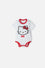 BODY DE HELLO KITTY MANGA CORTA BLANCO PARA BEBÉ NIÑA