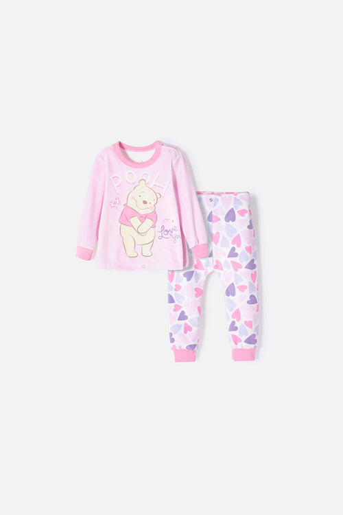 PIJAMA DE WINNIE THE POOH MULTICOLOR PARA BEBÉ NIÑA
