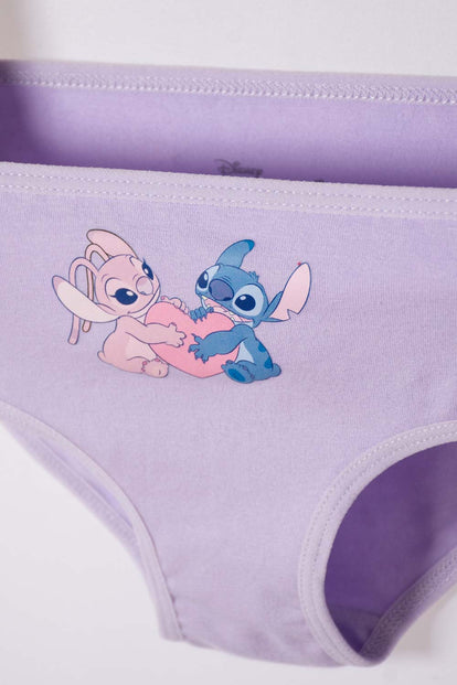 PACK X2 PANTIES DE STITCH ROSADO Y MORADO PARA NIÑA 2T A 5T
