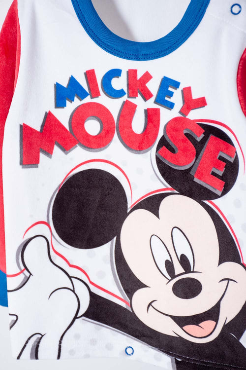 PIJAMA DE MICKEY MOUSE CON PANTALÓN LARGO MULTICOLOR PARA BEBE NIÑO