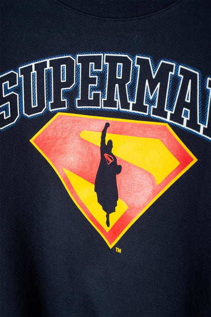 BUZO DE SUPERMAN CERRADO AZUL PARA NIÑO 2T A 5T