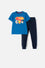 CONJUNTO DE SUPERMAN CON JOGGER AZUL PARA NIÑO 2T A 5T