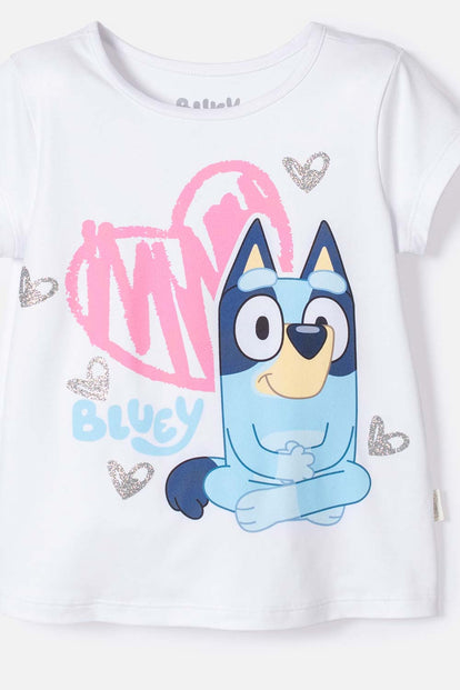 CONJUNTO DE BLUEY MULTICOLOR DE SHORT PARA NIÑA 2T A 6T