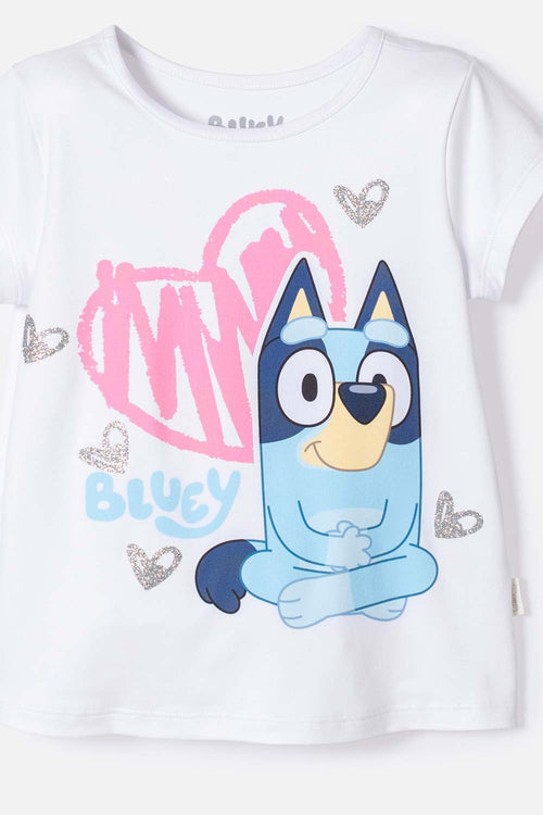 CONJUNTO DE BLUEY MULTICOLOR DE SHORT PARA NIÑA 2T A 6T