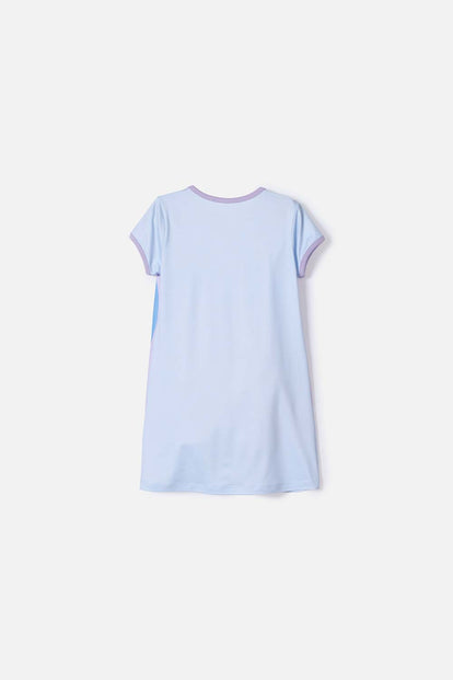 PIJAMA DE BLUEY AZUL TIPO BATOLA PARA NIÑA 2T A 6T