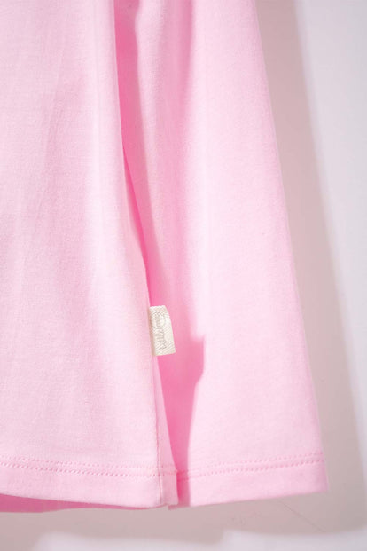 CAMISETA DE HELLO KITTY ROSADA MANGA LARGA PARA NIÑA 2T A 5T