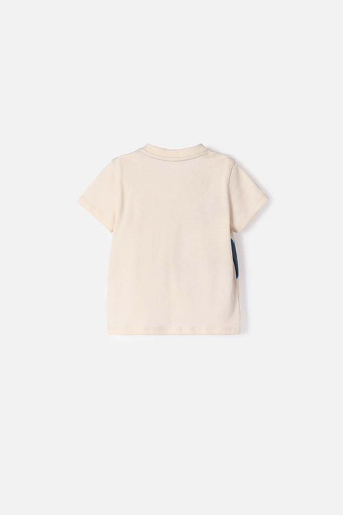 CAMISETA DE MICKEY MOUSE MANGA CORTA ALMENDRA PARA BEBÉ NIÑO