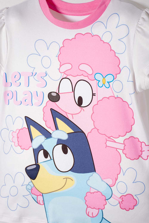 PIJAMA DE BLUEY MULTICOLOR DE PANTALÓN LARGO PARA NIÑA 2T A 6T