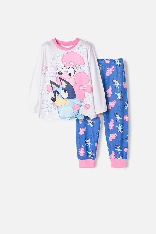 PIJAMA DE BLUEY MULTICOLOR MANGA LARGA PARA NIÑA 2T A 6T