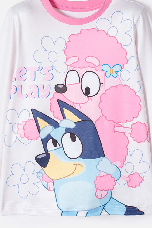 PIJAMA DE BLUEY MULTICOLOR MANGA LARGA PARA NIÑA 2T A 6T