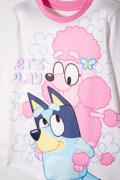PIJAMA DE BLUEY MULTICOLOR MANGA LARGA PARA NIÑA 2T A 6T