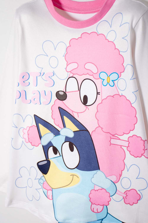 PIJAMA DE BLUEY MULTICOLOR MANGA LARGA PARA NIÑA 2T A 6T