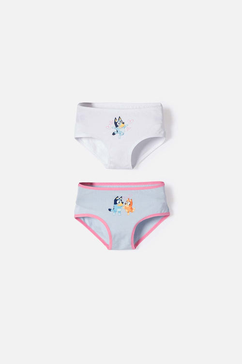 PACK X2 PANTIES DE BLUEY MULTICOLOR PARA NIÑA 2T A 6T
