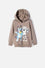BUZO DE BLUEY TAUPE CON CAPUCHA PARA NIÑO 2T A 6T
