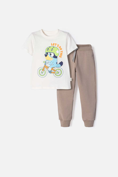 CONJUNTO DE BLUEY MULTICOLOR PARA NIÑO 2T A 6T