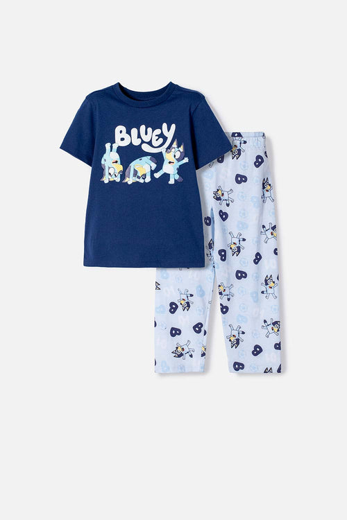 PIJAMA DE BLUEY MULTICOLOR DE PANTALÓN LARGO PARA NIÑO 2T A 6T