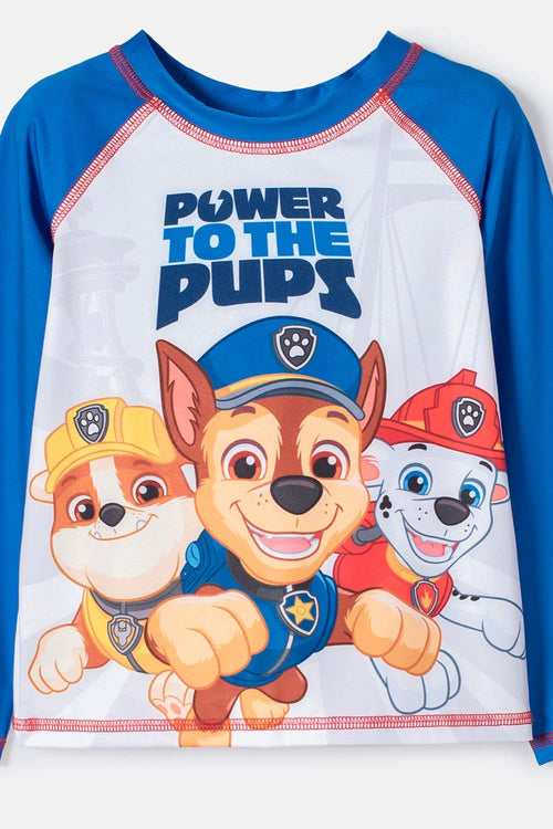 CONJUNTO DE BAÑO DE PAW PATROL MULTICOLOR PARA NIÑO 2T A 6T