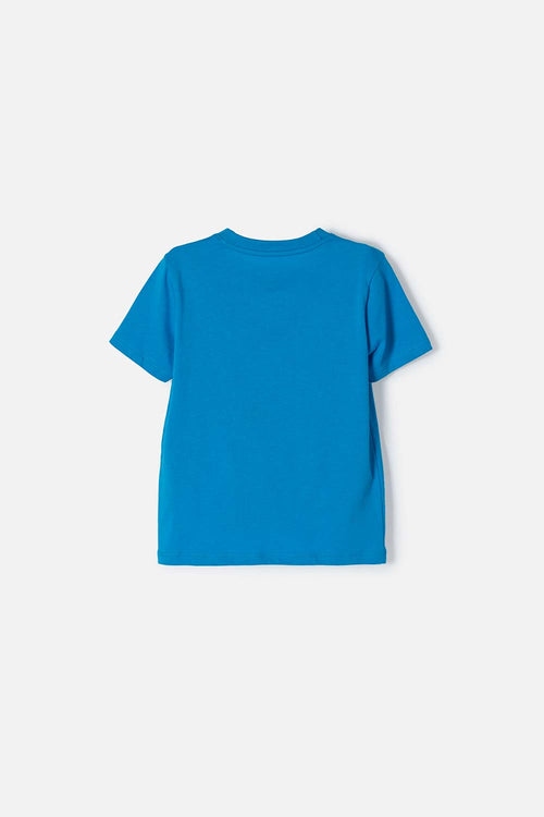 CAMISETA DE STITCH MANGA CORTA AZUL PARA NIÑA 2T A 5T