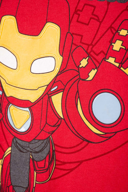 CONJUNTO DE IRONMAN CON PANTALÓN LARGO MULTICOLOR PARA NIÑO 2T A 5T