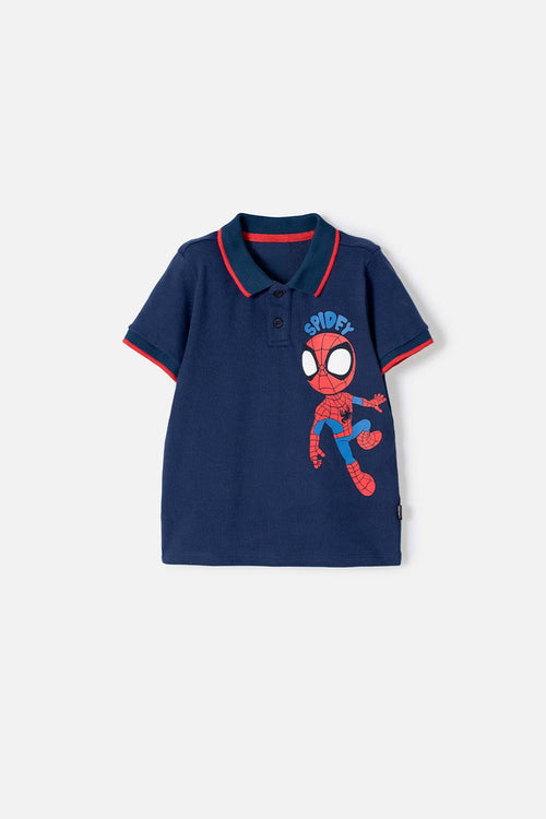 CAMISETA TIPO POLO DE SPIDEY AND HIS AMAZING FRIENDS PARA NIÑO 2T A 6T