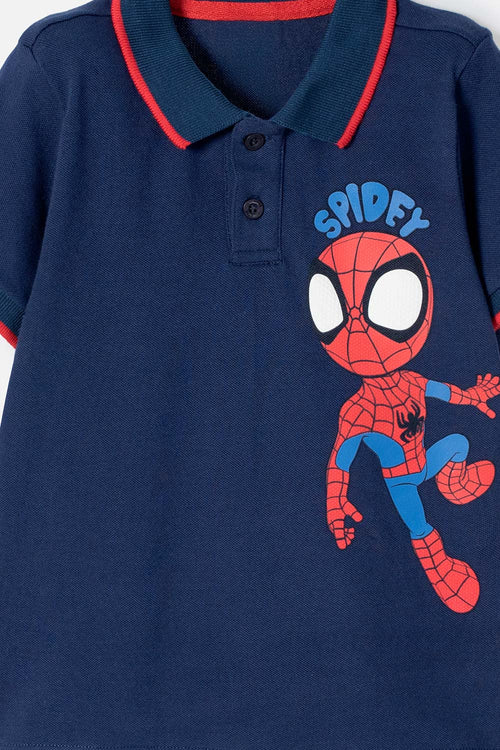 CAMISETA TIPO POLO DE SPIDEY AND HIS AMAZING FRIENDS PARA NIÑO 2T A 6T