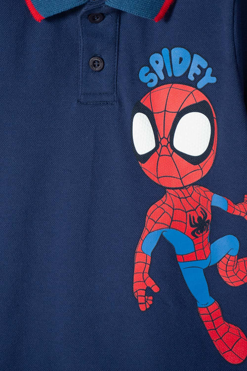 CAMISETA TIPO POLO DE SPIDEY AND HIS AMAZING FRIENDS PARA NIÑO 2T A 6T