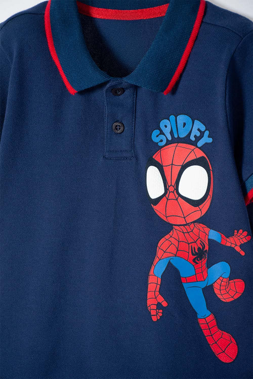 CAMISETA TIPO POLO DE SPIDEY AND HIS AMAZING FRIENDS PARA NIÑO 2T A 6T