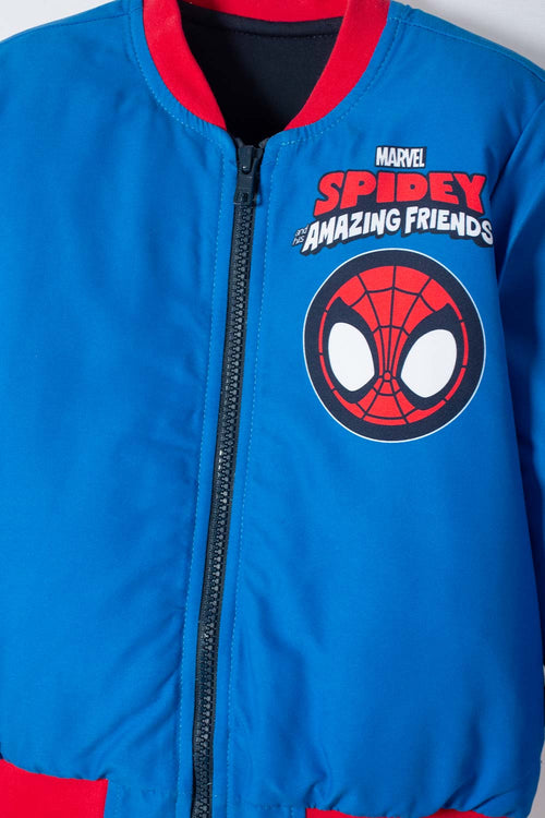 CHAQUETA DE SPIDEY AND HIS AMAZING FRIENDS AZUL PARA NIÑO 2T A 6T