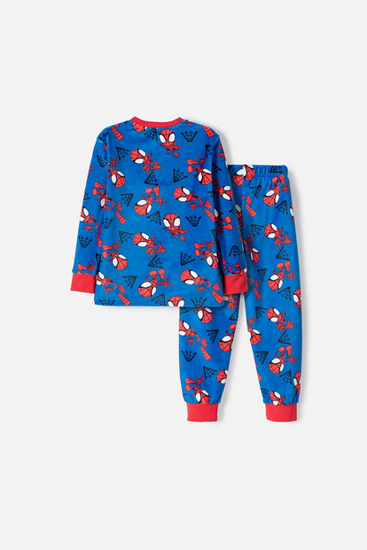 PIJAMA SPIDEY AND HIS AMAZING FRIENDS AZUL PARA NIÑO 2T A 6T